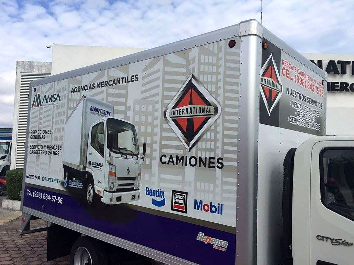 Rotulación de caja seca